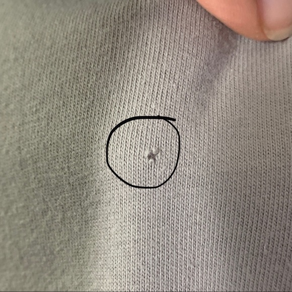 US Blanks-Gray Sweatshirt 100% Cotton size x-small - Picture 9 of 10